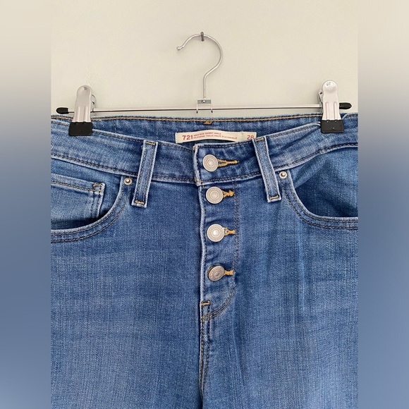 Levi’s high rise skinny ankle jeans! Size 28 - Picture 2 of 5